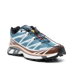 Salomon XT-6 Sneakers in Aegean Blue Hazelnut